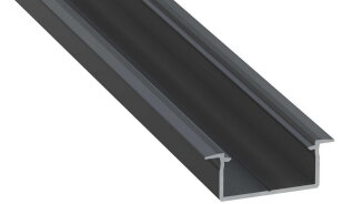 Hliníkový profil AL-PROFIL GEMI BLACK 2M (10-1002-20) GREENLUX GXLP1093