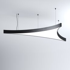 LED Svítidlo MI-SAIL-AL, 69W, 3000K, bez trafa, 24VDC, IP20, černá