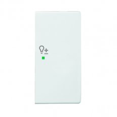 ABB Future linear,Solo Kryt 2nás pravý symbol stmívání studio bílá SRD-2-R-84