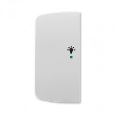 ABB Tango Kryt 2násobný levý symbol osvětlení šedá 6220A-A02101 S