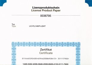 PLC licence Eaton LIC-PLC-A pro dotykové panely řady XV300 181585