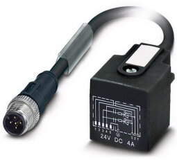 Konfekcionovaný kabel pro snímače/akční členy AB-C3-M12MS-0,3PUR-C-1L-S 22260566