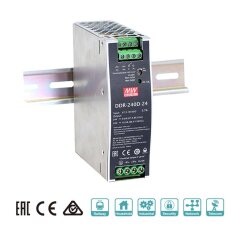 Měnič DC/DC na DIN 240W 48V 5000mA MEAN WELL DDR-240B-48