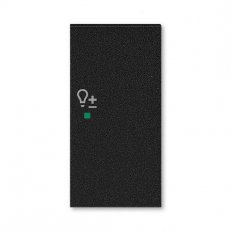 ABB Levit M Kryt 2násobný pravý symbol stmívání onyx 6220H-A02204 63