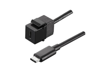 Bachman 917.121 USB Keystone Type C 3.1 bk