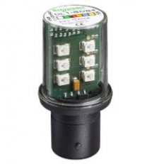 Schneider DL1BDB6 LED - BA15, 24 V - MODRÁ