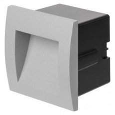 LED orientační vestavné svítidlo DIRAL 90×90, 1W teplá bílá, IP65 EMOS ZC0105