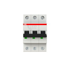 S203-C20 3 fázový jistič 20 A char. C 6kA ABB 2CDS253001R0204