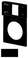 Eaton Q25TS-01 Nosič štítků s popisovacím štítkem, černý