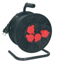 Prodlužovací buben PS-BT G, 30m 4 x zásuvka 230V, H05RR-F 3x2,5 IP44
