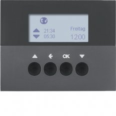Žaluziový časový spínač, K.1, antracit mat BERKER 85741175