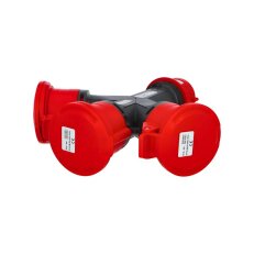 Rozbočovač (adaptér) 15009 IP44 400V/32A/5P 6h 3 vývody FAMATEL 15009