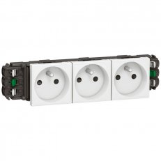 MOSN ZÁS.3X2P+T DLP BÍLÁ 6M BS LEGRAND 077303