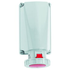 Zásuvka nástěnná 125A 4p 400V IP67 6h BALS 11441