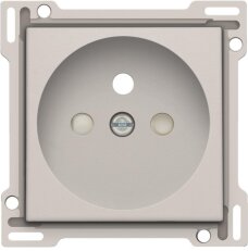 Kryt zásuvky 28,5mm s dětskou pojistkou-LIGHT GREY NIKO 102-66601