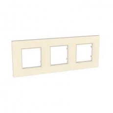 Unica Quadro Krycí rámeček trojnásobný, Pearl SCHNEIDER MGU4.706.35
