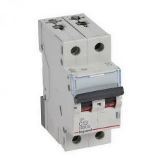 TX3 JISTIČ, 2 PÓLOVÝ, CHAR. C, 13A 6000A LEGRAND 403527