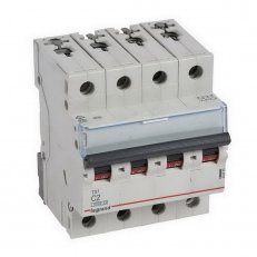 TX3 JISTIČ, 4 PÓLOVÝ, CHAR. C, 2A 6000A LEGRAND 403555