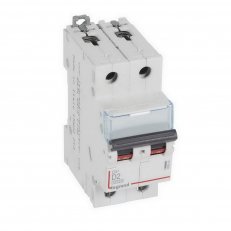 DX3 JISTIČ, 2 PÓLOVÝ, CHAR. D,2A 10000A/16KA LEGRAND 409444