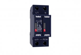 Svodič impulzních proudů a rázového přepětí HAKEL HLSA12,5-150/2+0 SPD typ 1+2