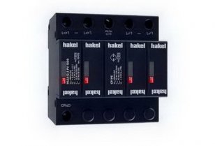 Svodič impulzních proudů a rázového přepětí HAKEL HLSA12,5 PV 1000