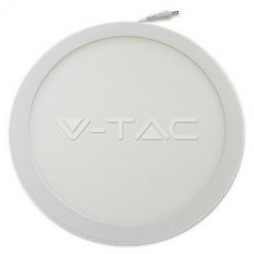 V-TAC SKU4873 24W LED Premium Panel Downlight - Round Natural White, VT-2407