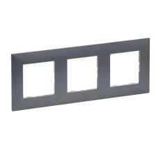 NILOÉ STEP RÁMEČEK 3P OCEL BROUŠENÝ LEGRAND 863993