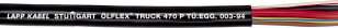 ÖLFLEX TRUCK 470 P 5x1+1x2,5 YE/BK..