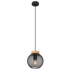 Závěsné svítidlo PABLO černá 1xE27, max. 60W 230V GLOBO 15663H