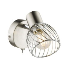 Nástěnné svítidlo TEXAS nikl 1xE14, max. 40W 230V GLOBO 54809-1