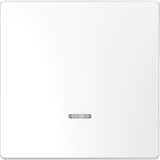 Kryt spínače, Merten D-Life, s průzorem, Lotus White    SCHNEIDER MTN3320-6035