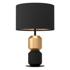 Stolní svítidlo LAURIGNANO 1xE27 černá/zlatá černá/MS 40W IP20 EGLO 390188