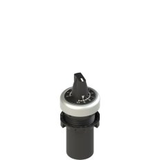 Potenciometr E6, 10 kOhm, 1 W, chrom. kroužek PIZZATO E61DM010K-D119