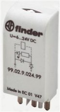 Finder 99.02.9.024.79 Modul, LED_OD nest., 6-24V DC