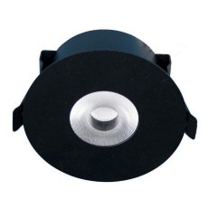 Vestavný downlight MODUS PARD700, LED 830, hlubokozářič 35°, černý, IP40