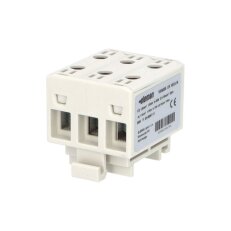 Svorka univerzální UK 16/3x1 A 85A 3pól AL/CU krytá šedá na DIN ELEMAN 1006655