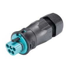 vidlice na kabel gesis RST, 5-pól, průchodka 13-18mm, šroubové svorky, tyrkysová