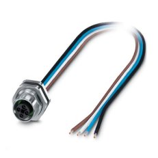 SACC-DSI-M12FST-4P-M16XL/1,0X Přístrojový konektor zezadu stěny 1238552