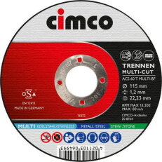 Korundový řezný kotouč MULTI  115 mm CIMCO 208764