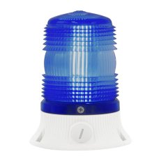 Maják LED MINIFLASH LED FLR S 12/24V, ACDC, IP54, modrá, světle šedá 66501