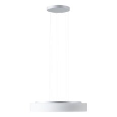 Závěsné LED svítidlo se skleněným stínidlem ELSA LE16 35W IP40 DALI 3K stříbro