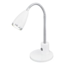 Stolní svítidlo FOX 1xGU10-LED bílá/chrom 2,8W IP20 EGLO 92872