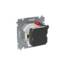 Zásuvka ABB ZONI s clonkami s ochranou před přepětím pudrová 6699T-A06657 242