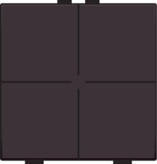 NHC 4násobný ovladač -DARK BROWN NIKO 124-51004
