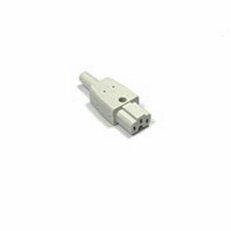 Bachman 916.970 Přístrojová spojka C15A, 10A/250V, 155°C, termoplast, šedá