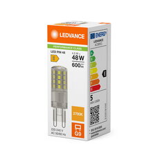 Světelný zdroj LED PIN G9 P 4.5W 827 Clear G9 LEDVANCE 4099854249020