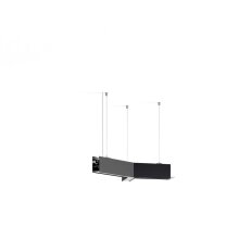 LED Svítidlo Serpent Y, dolů, prizma, 3000K, 16W, černá  ALUMIA FPSE261-0730EB