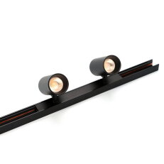 Dvojitý reflektor pro LED systém Alumia Magnetik černá , 3000K ALUMIA AM5D-30-B