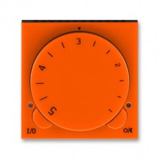 Termostat univerzální otočný 3292H-A10101 66 oranžová/kouř. černá Levit ABB