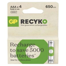Nabíjecí baterie GP ReCyko 650 mAh AAA (HR03) B25164